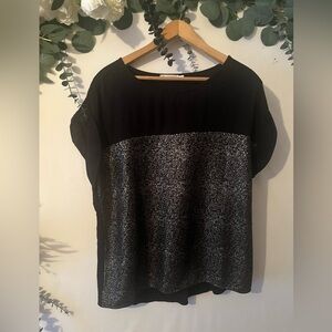 Black and Gold Women's Top